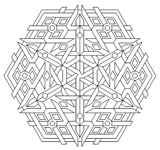 Coloring pages geometric shape coloring page for toddler