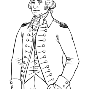 George washington coloring pages printable for free download