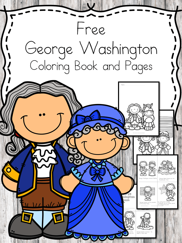 Four free george washington kindergarten worksheets mrs karles sight and sound reading