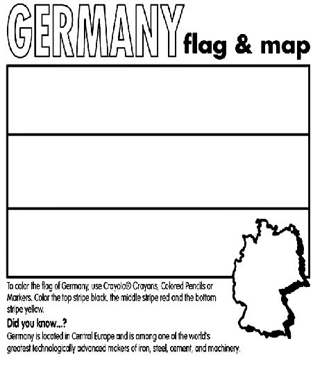 Germany coloring page flag coloring pages germany flag world thinking day