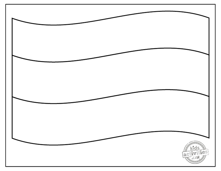 Printable grand german flag coloring pages kids activities blog