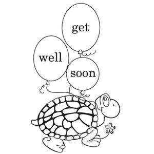 Coloring pages get well soon printable