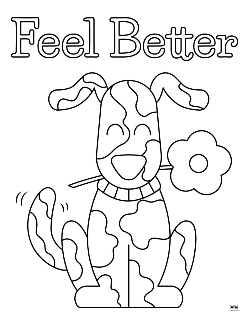 Get well soon coloring pages