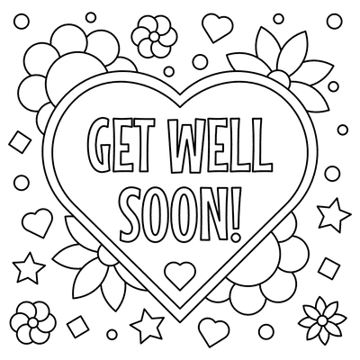 Free printable get well soon cards