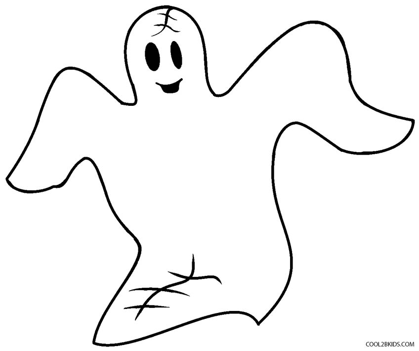 Cutest free ghost coloring pages you can print from home