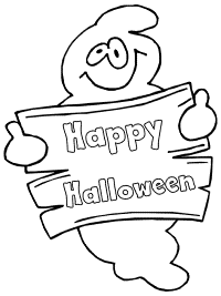 Ghosts coloring pages