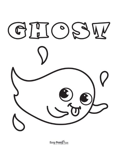 Printable ghost coloring pages â sheets