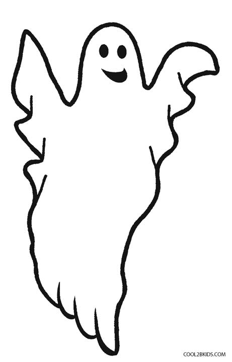 Cutest free ghost coloring pages you can print from home