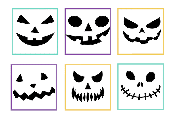 Jack olantern faces printable free download