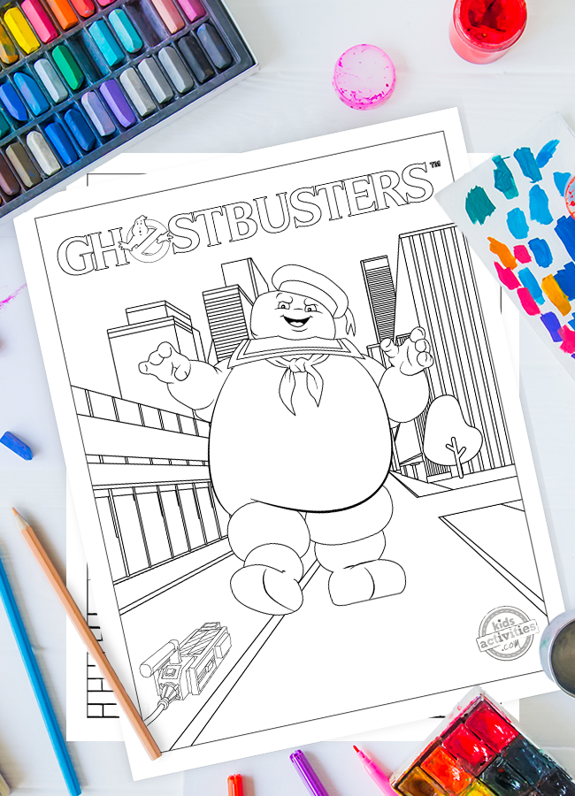 Ghostbusters free printable coloring pages for kids kids activities blog