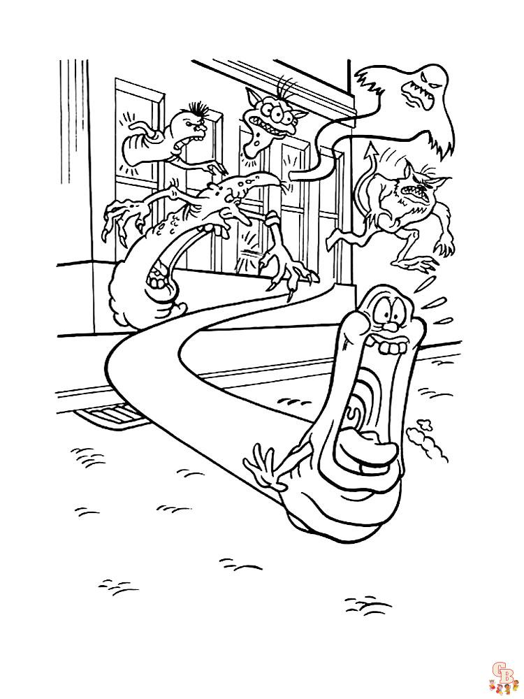 Ghostbusters coloring pages free printable for kids