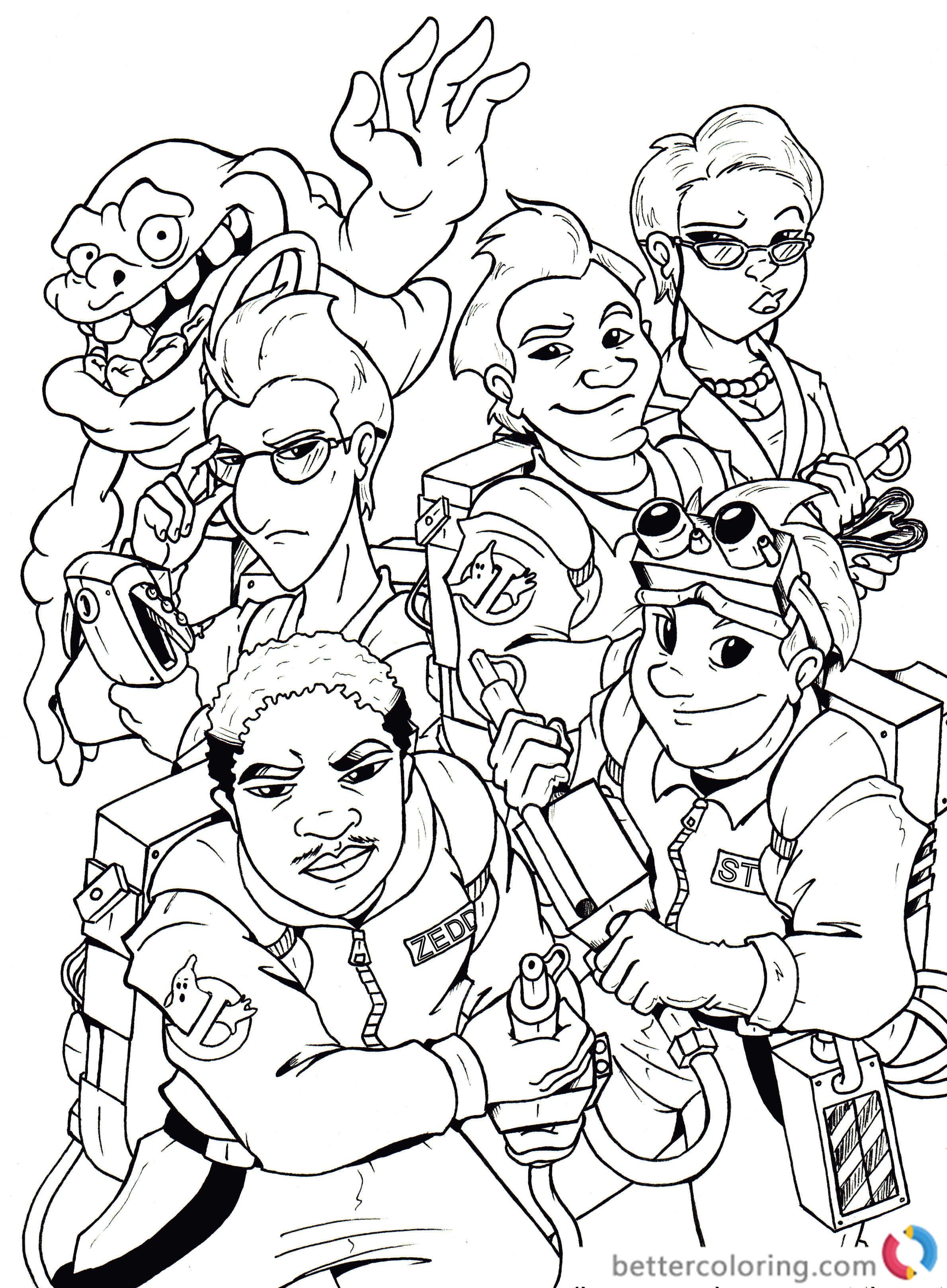 Free ghostbusters coloring pages for kids and adults coloring pages rudolph coloring pages free coloring pages