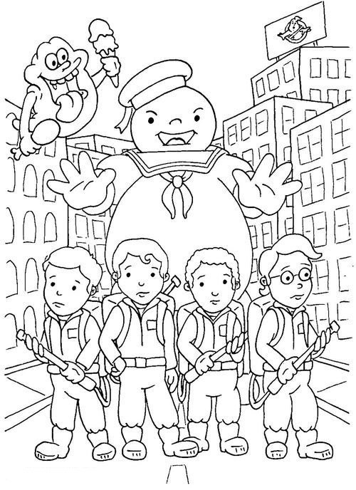 Ghostbusters coloring pages printable for free download