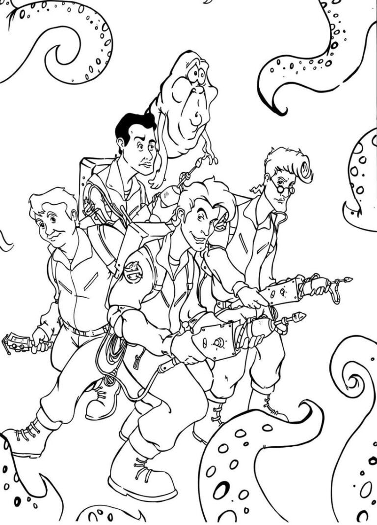 Ghostbusters coloring pages â free coloring pages for kids free coloring pages coloring pages coloring books