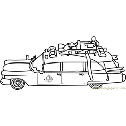 Ghostbuster coloring pages for kids