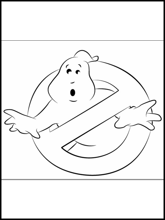 Coloring book ghostbusters