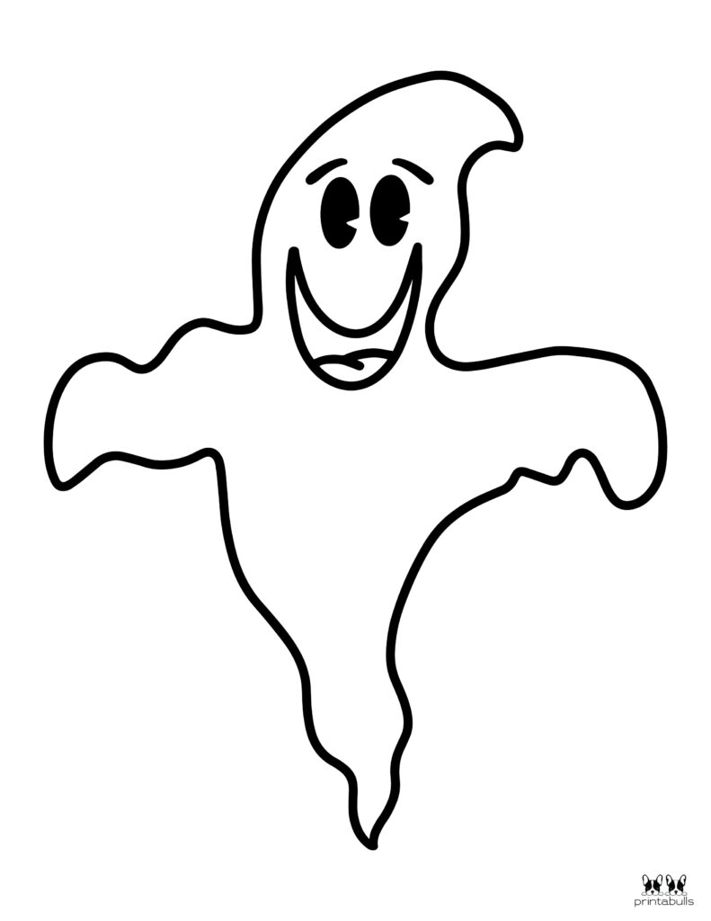 Free printable ghost coloring pages