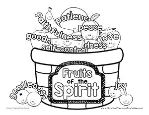 Fruit of the spirit bible printables fruit of the spirit abc coloring pages christian preschool