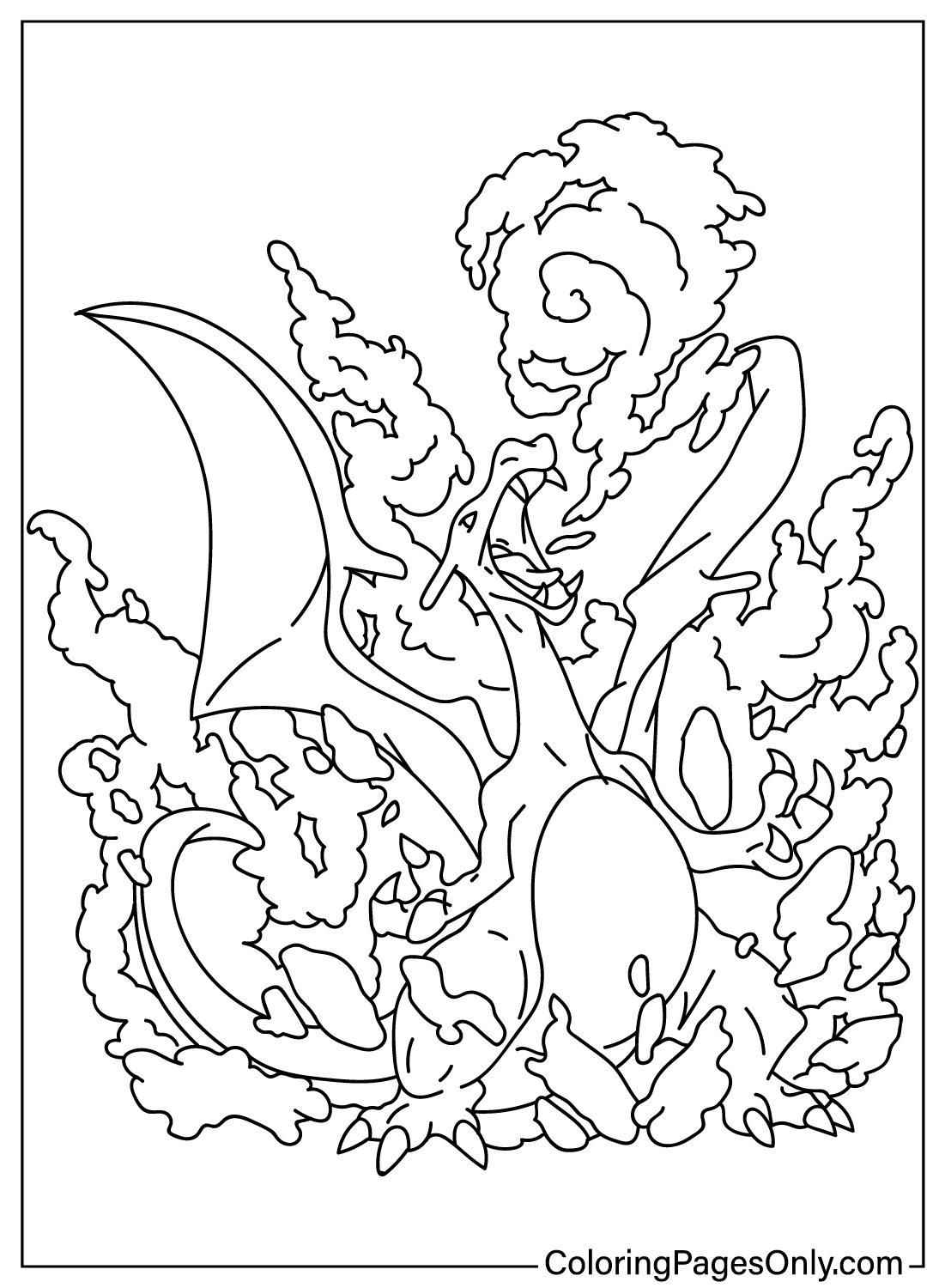 Coloring pages only on x ððdive into the fiery world of unique charizard coloring pages ððð httpstcoemzizpxuws charizard pokemon coloringpagesonly coloringpages coloringbook art fanart sketch drawing draw coloring usa trend