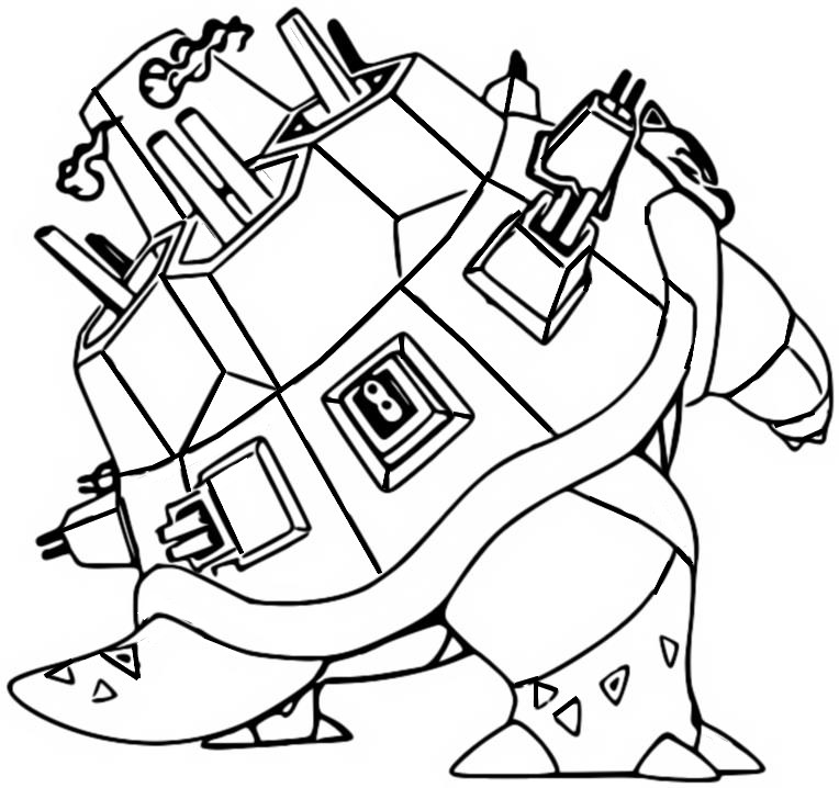 Coloring pages gigantamax pokãmon