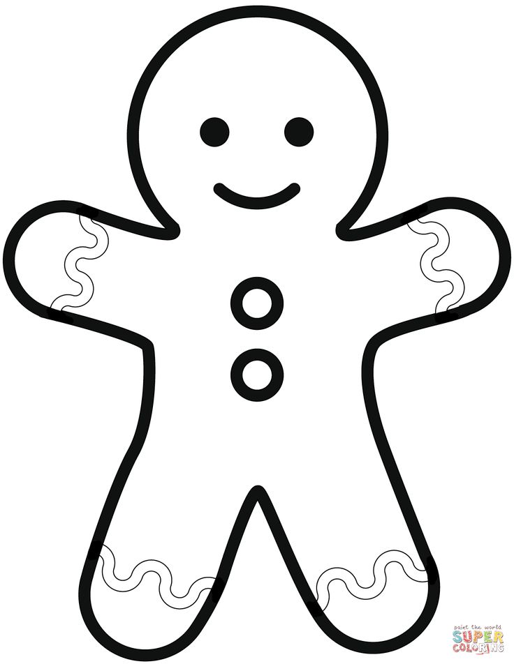 Simple gingerbread man coloring page free printable coloring pages gingerbread man coloring page christmas drawing christmas art