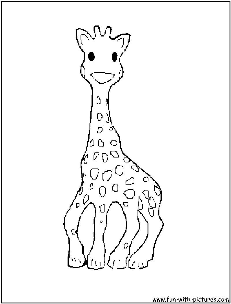 Giraffe coloring pages