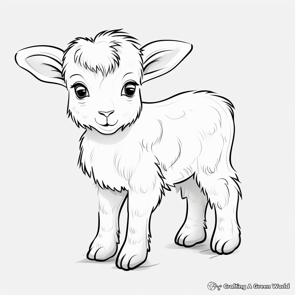 Goat coloring pages