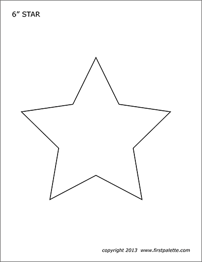 Stars free printable templates coloring pages