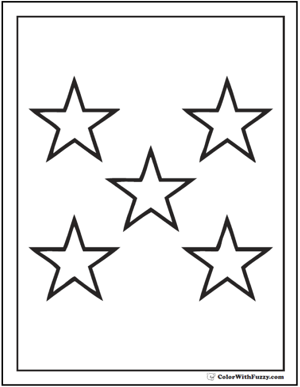 Star coloring pages â customize and print ad