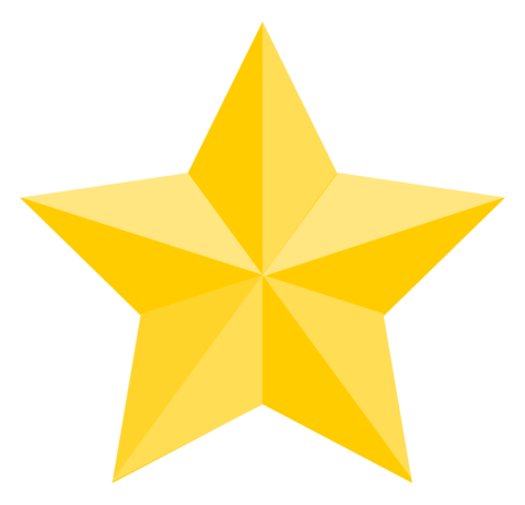 Gold star template free printable papercraft templates