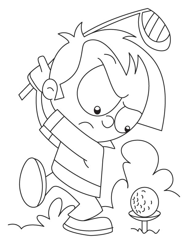 Small golfer coloring page download free small golfer coloring page for kids best coloring pages