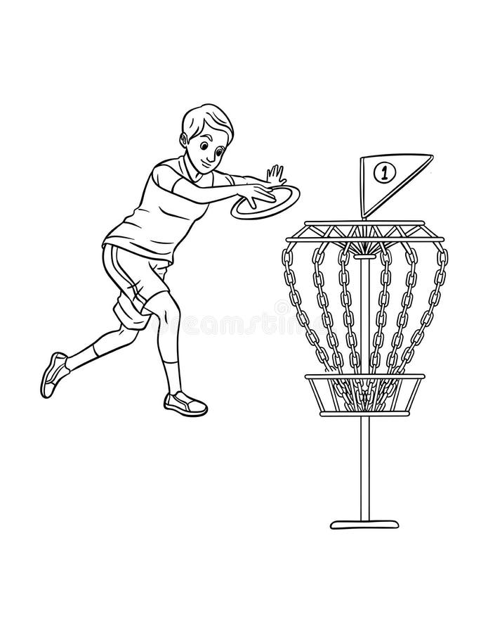 Golf coloring stock illustrations â golf coloring stock illustrations vectors clipart