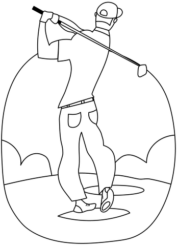 Golf coloring pages free coloring pages