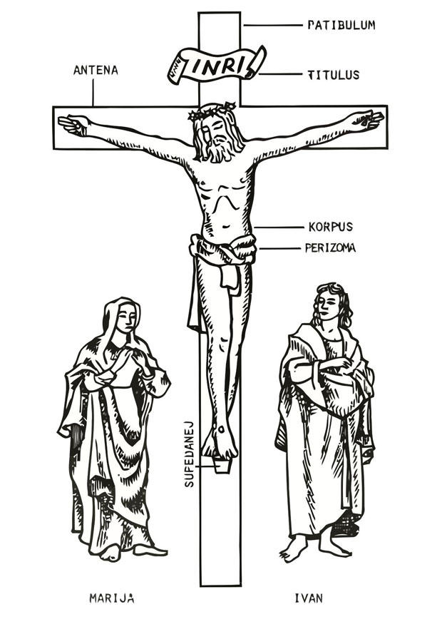 Coloring page good friday