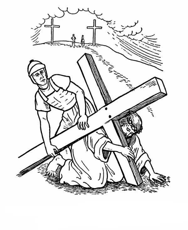 Good friday coloring pages