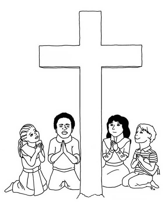 Good friday coloring pages printable for free download