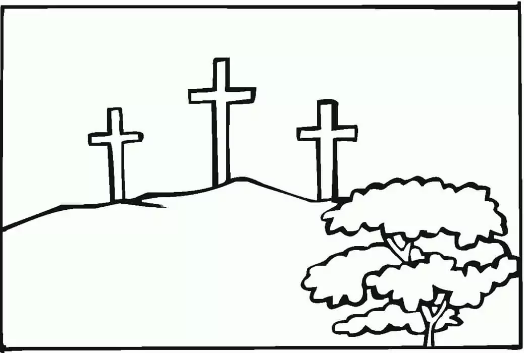 Good friday coloring pages