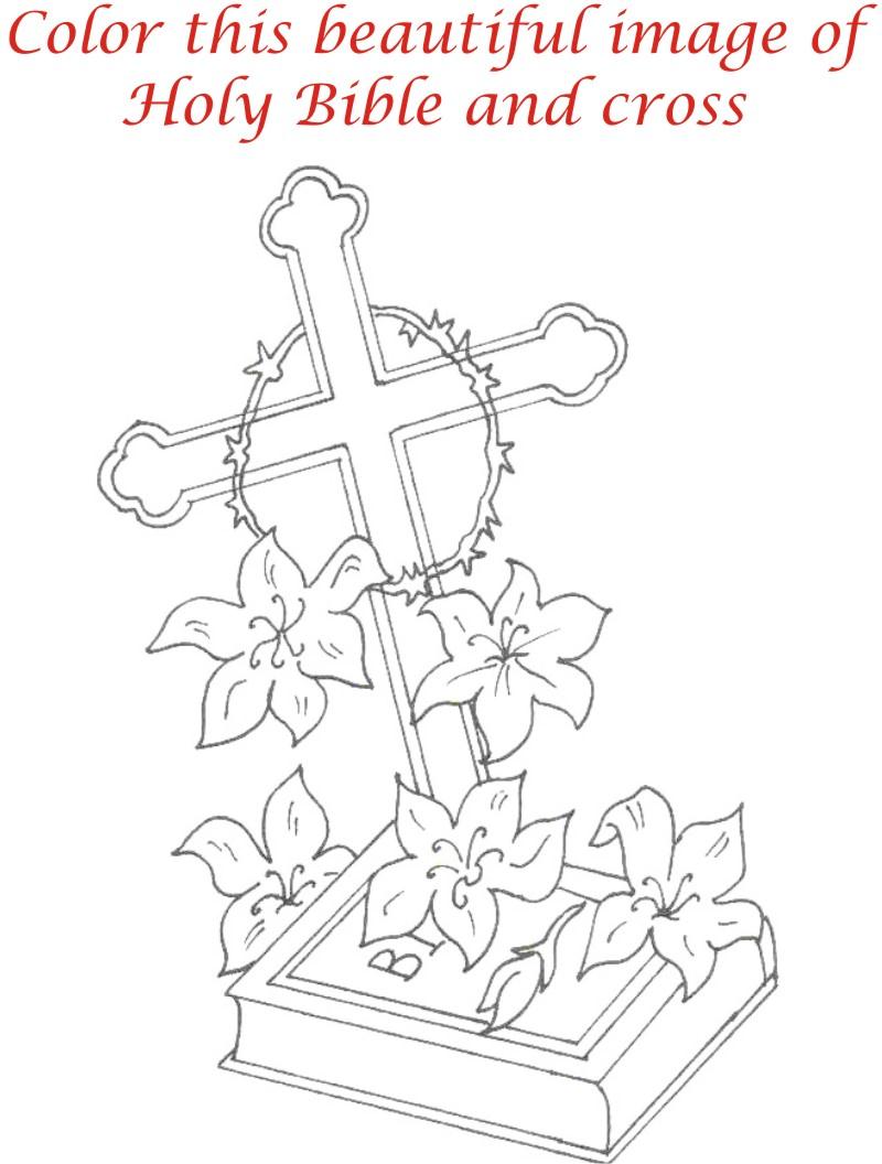 Good friday coloring printable page for kids