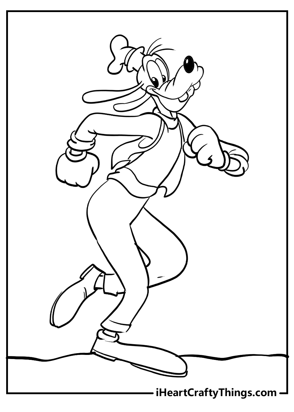 Printable goofy coloring pages updated