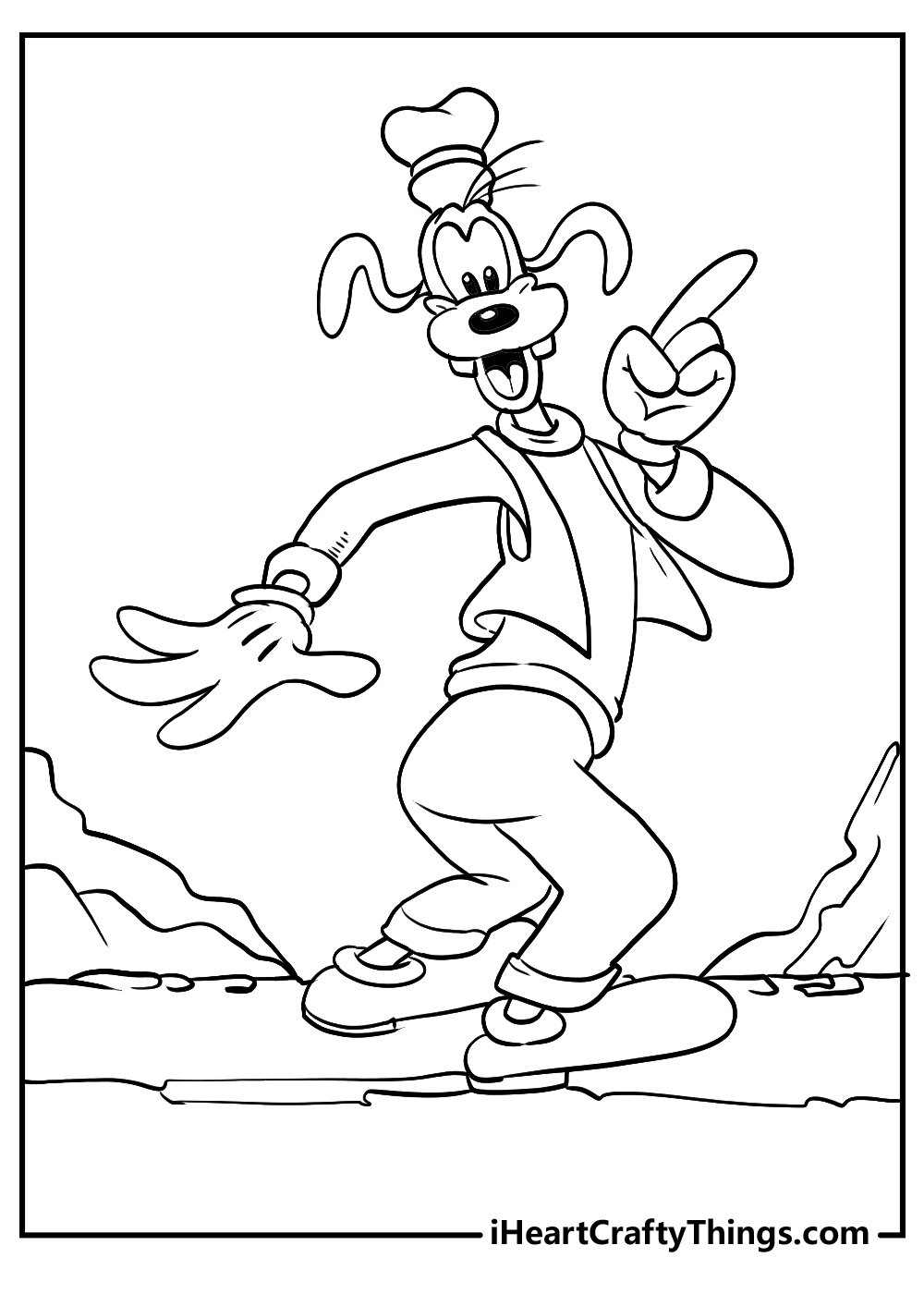 Printable goofy coloring pages updated