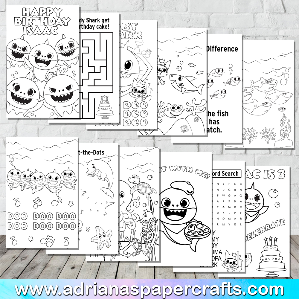 Printable coloring book â adrianas paper crafts