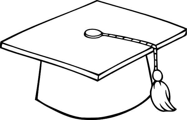 Graduation cap coloring pages graduation cap graduation cap clipart graduation cap drawing