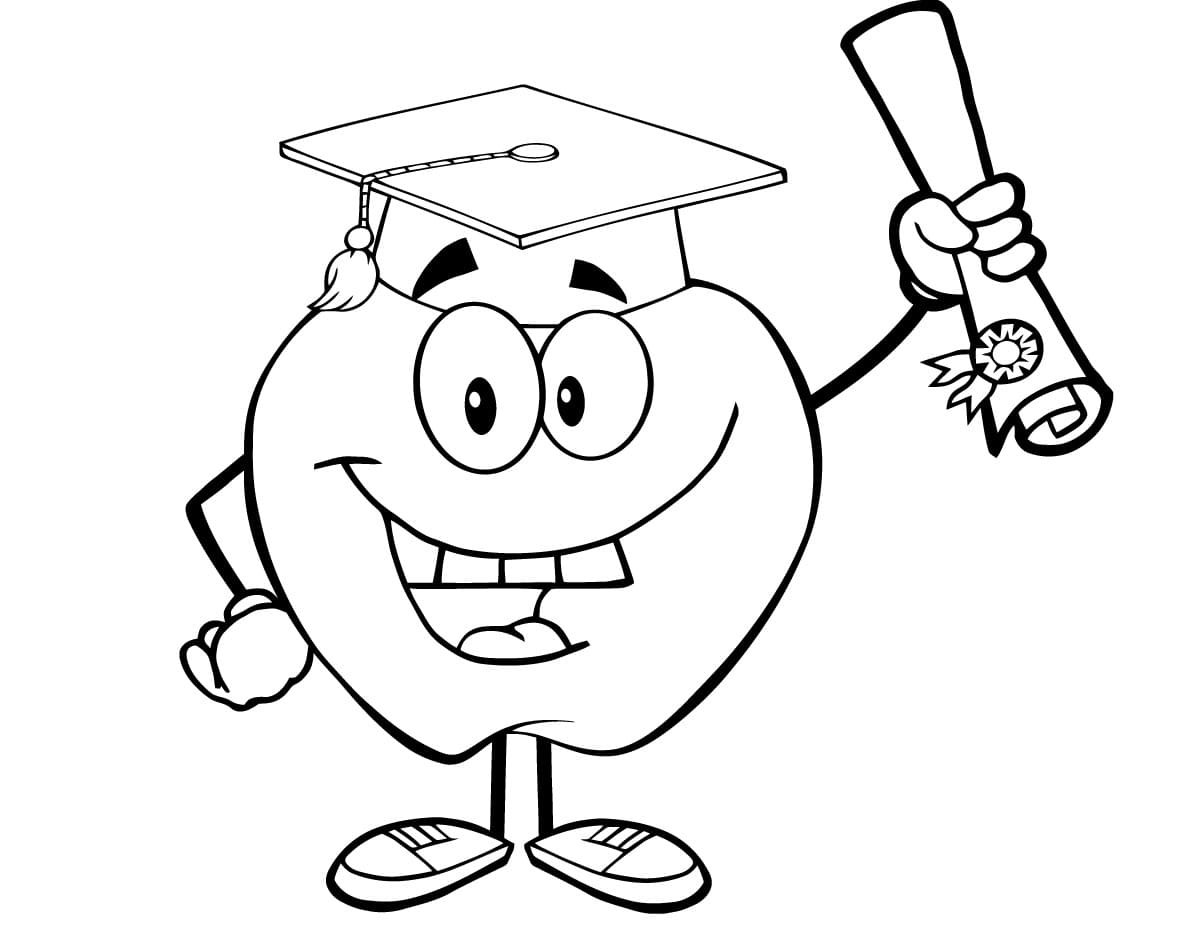 Graduation coloring pages printable for free download