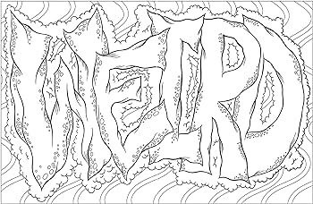 Graffiti art coloring book dover design coloring books elder jeremy books