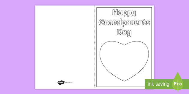 Ks grandparents day card teacher made