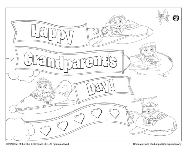 Super grandparents coloring page kidsâ kids for parents