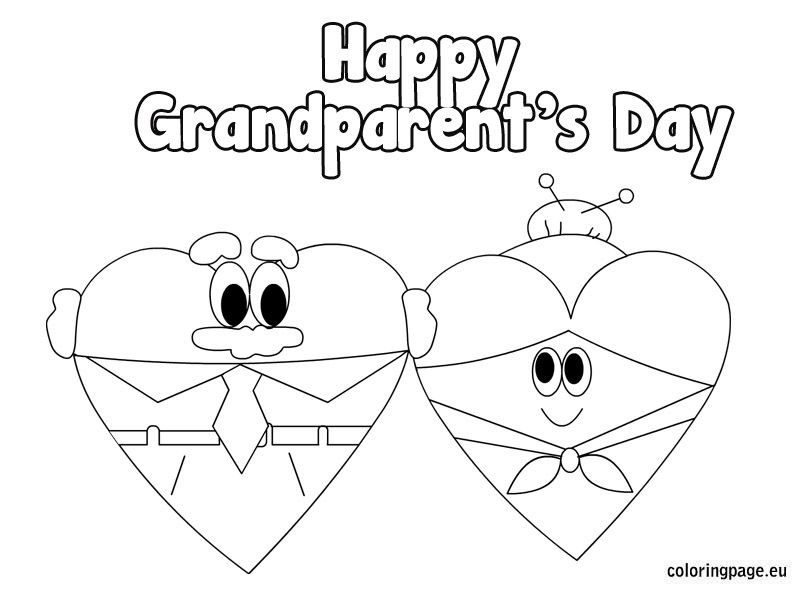 Celebrate grandparents day with joyful coloring sheets