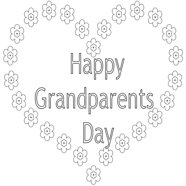 Grandparents day coloring pages preschool happy grandparents day grandparents day grandparents day cards