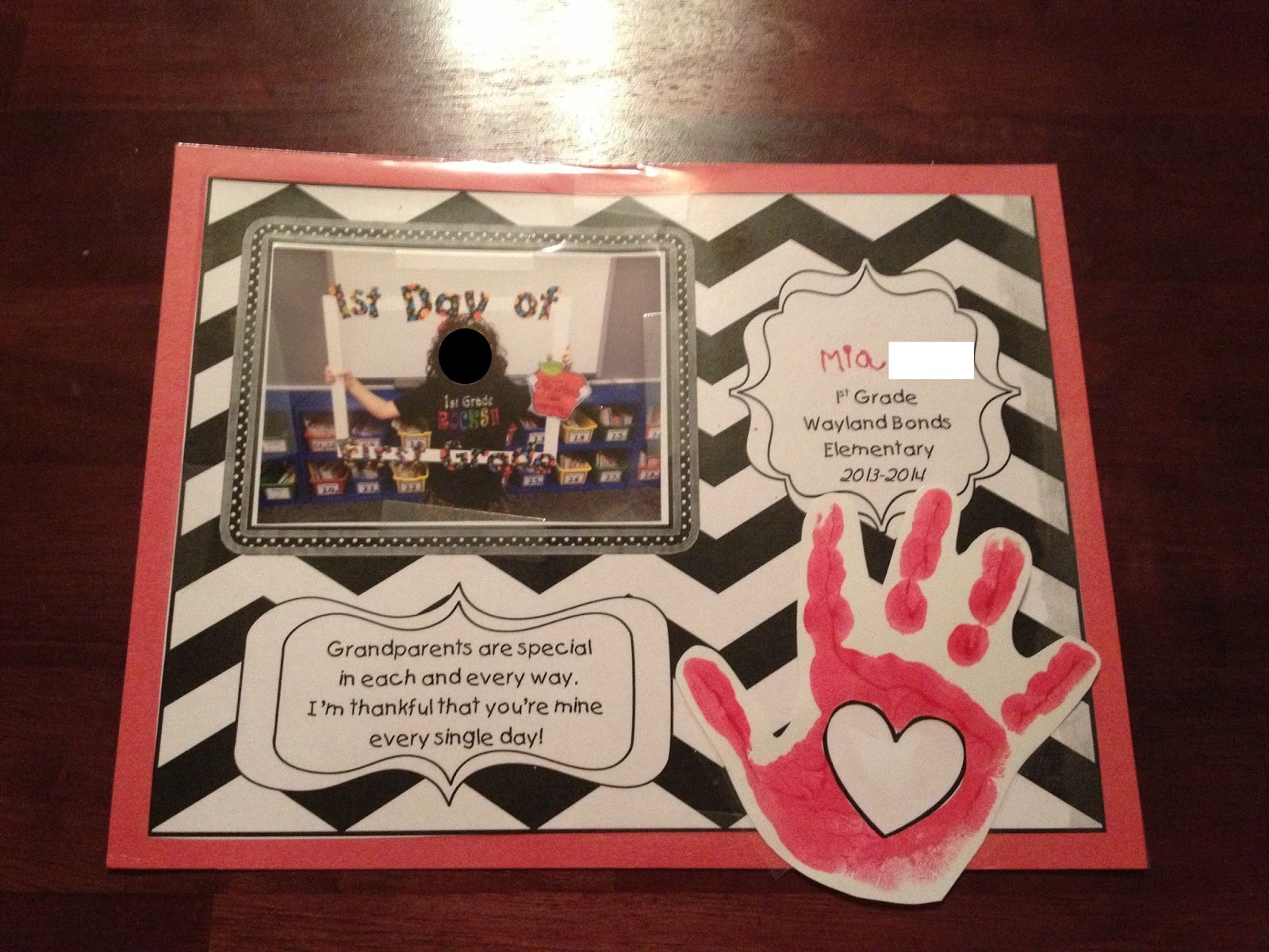 Teaching with terhune grandparents day craft