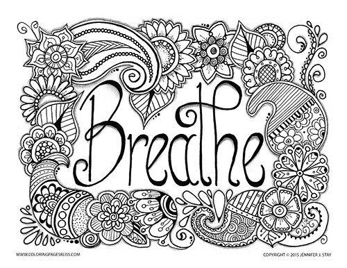 Soothe your mind to ease pain with anxiety coloring pages